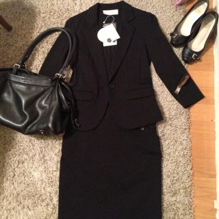 プロポーションボディドレッシング(PROPORTION BODY DRESSING)のデキる女の黒スーツ 着画あり(スーツ)