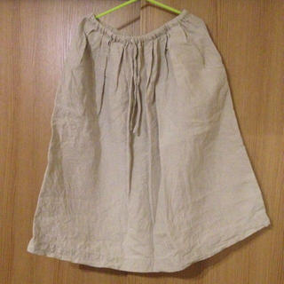 ムジルシリョウヒン(MUJI (無印良品))の無印良品 リネンスカート(ひざ丈スカート)