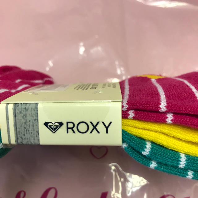 Roxy(ロキシー)のロキシー靴下3足 レディースのレッグウェア(ソックス)の商品写真