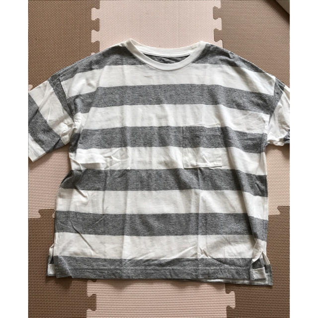 MUJI (無印良品)(ムジルシリョウヒン)のMUJI💕ボーダーゆったりTシャツ💕 レディースのトップス(Tシャツ(半袖/袖なし))の商品写真