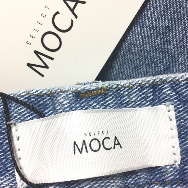 dholic(ディーホリック)の【タグ付き】select MOCA クラッシュ ダメージ 加工デニムパンツ  レディースのパンツ(デニム/ジーンズ)の商品写真