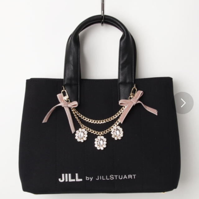 JILL by JILLSTUART - ジュエルリボントートバッグ ブラック