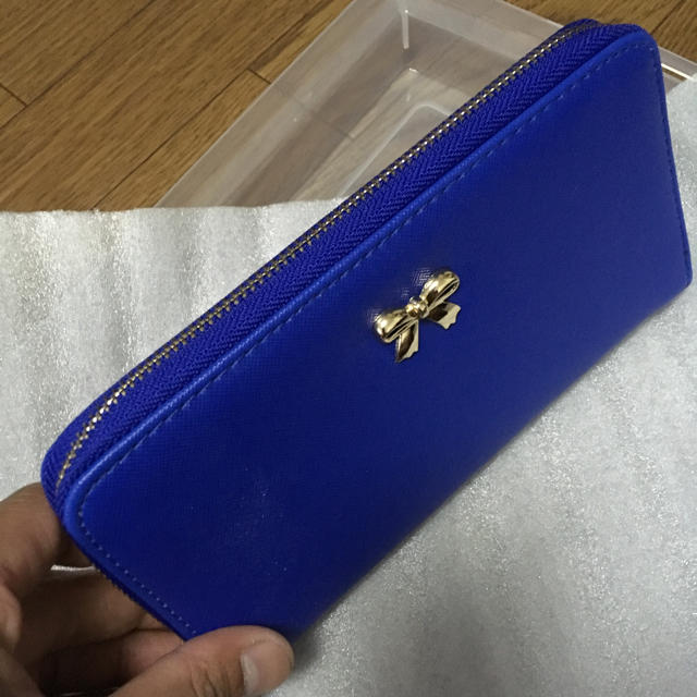 今だけ1000円 新品長財布ブルー 女性用 送料無料 レディースのファッション小物(財布)の商品写真