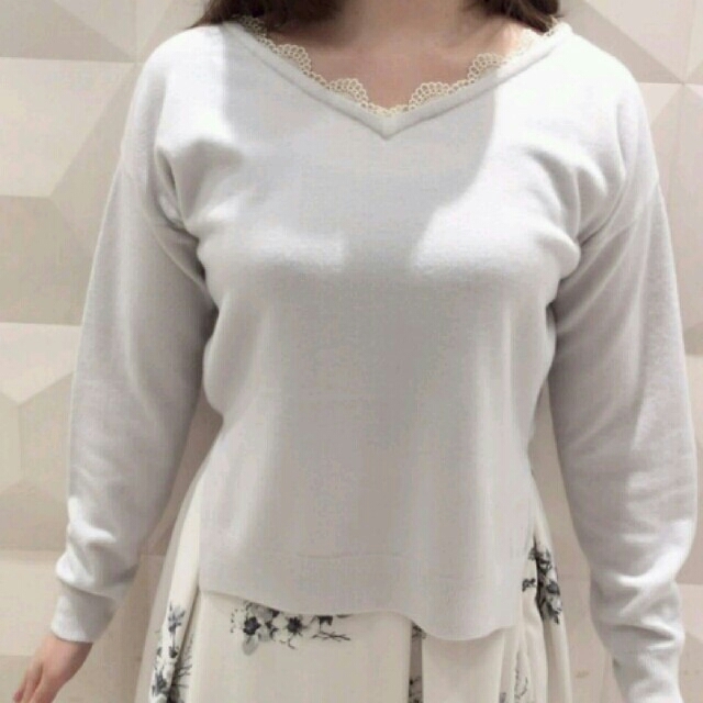 WILLSELECTION - 2016年 新品 ウィルセレクション Vネックレース プル