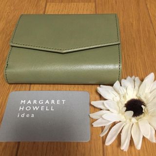 マーガレットハウエル(MARGARET HOWELL)のマーガレットハウエル★素敵なオリーブグリーン折財布新品★訳有1点限り★(財布)