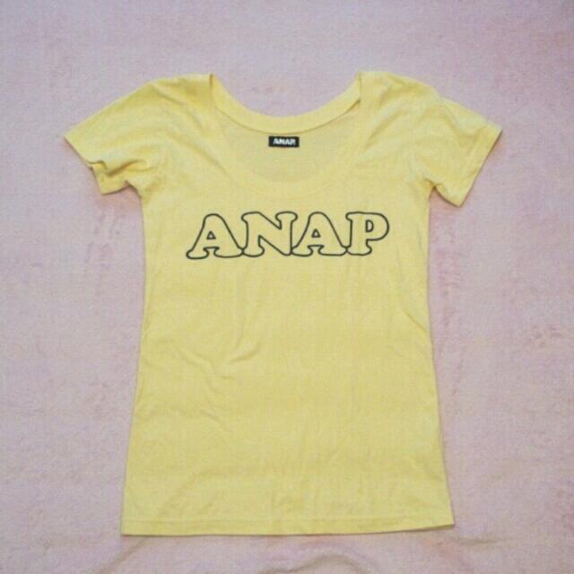 ANAP(アナップ)のミルキーイエロー♡Ｔシャツ レディースのトップス(Tシャツ(半袖/袖なし))の商品写真