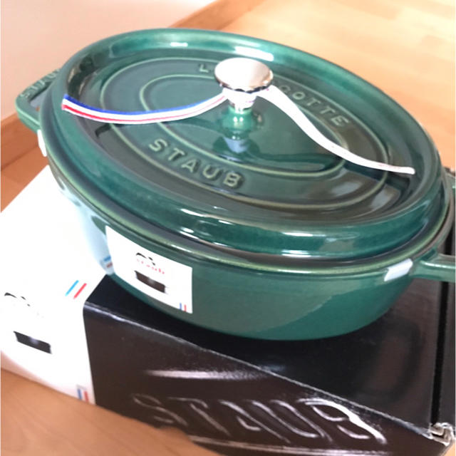 STAUB - ストウブ ココット オーバル 限定品 生涯保証の通販 by m's shop｜ストウブならラクマ