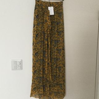 イザベルマラン(Isabel Marant)の美品 イザベルマラン ロングスカート ラップスカート シルクスカート(ロングスカート)