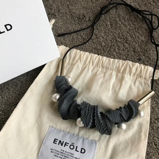 エンフォルド(ENFOLD)のエンフォルド コットンパールネックレス 美品(ネックレス)