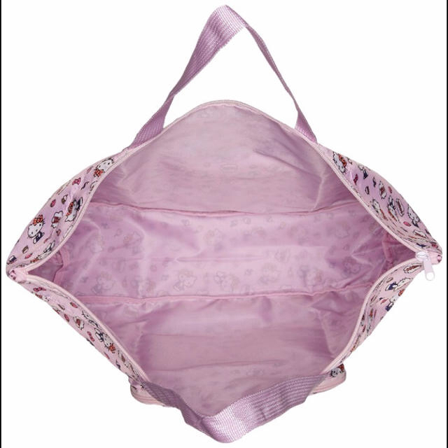サンリオ(サンリオ)の新品♡キティ 旅行用 ポケッタブル トート ピンク  レディースのバッグ(トートバッグ)の商品写真