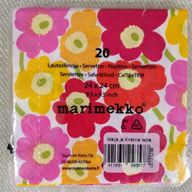 marimekko　ペーパーナプキン インテリア/住まい/日用品のキッチン/食器(テーブル用品)の商品写真