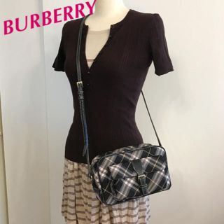 バーバリーブルーレーベル(BURBERRY BLUE LABEL)の三陽商会BURBERRY 定番チェックおしゃれショルダー(ショルダーバッグ)