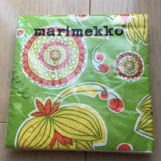 マリメッコ(marimekko)のマリメッコ 紙ナプキン グリーン(テーブル用品)