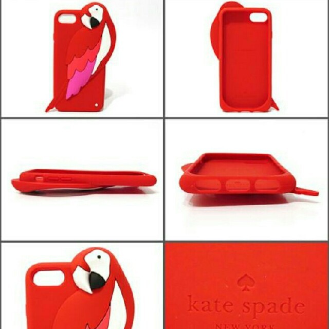 新品 kate spade iPhone オウム