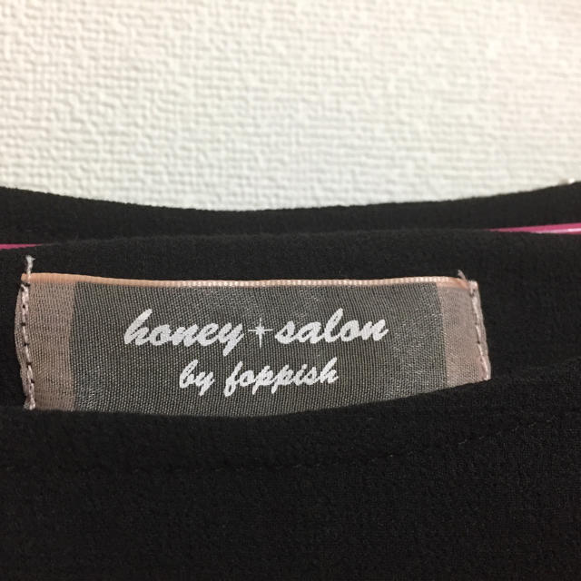 Honey Salon(ハニーサロン)のhoney  salon ワンピース フルーツ柄 美品 レディースのワンピース(ひざ丈ワンピース)の商品写真