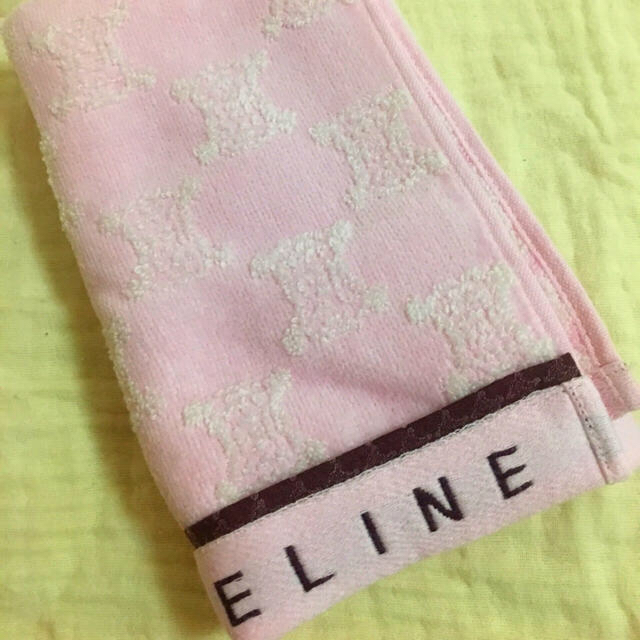 celine(セリーヌ)のセリーヌ♡ピンクウォッシュタオル エンタメ/ホビーのアニメグッズ(タオル)の商品写真