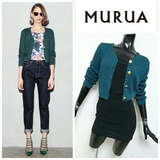 ムルーア(MURUA)のMURUA*ショートカーディガン(カーディガン)