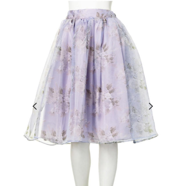 dazzlin(ダズリン)のダズリン オーガンジー スカート レディースのスカート(ひざ丈スカート)の商品写真