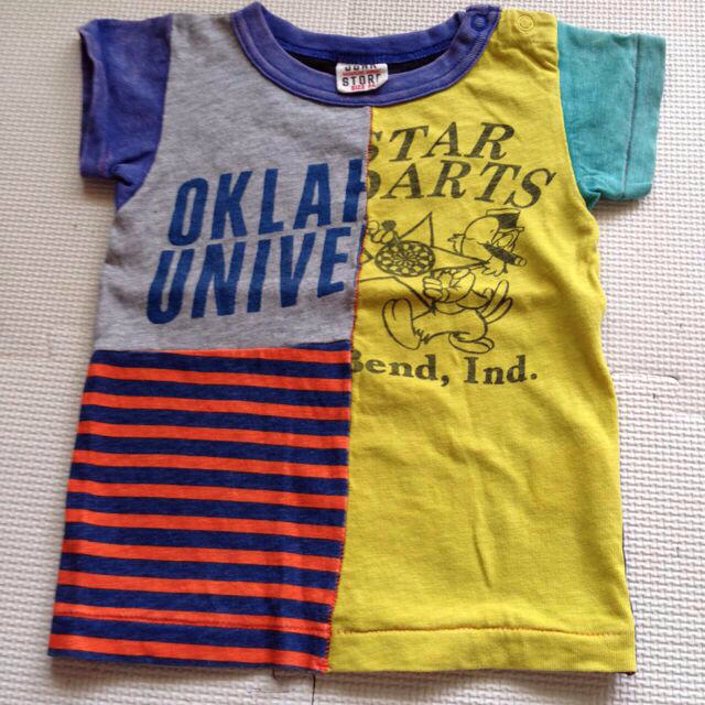 F.O.KIDS(エフオーキッズ)のF.O.KIDS つぎはぎTシャツ 95 キッズ/ベビー/マタニティのキッズ服男の子用(90cm~)(その他)の商品写真