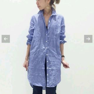 アパルトモンドゥーズィエムクラス(L'Appartement DEUXIEME CLASSE)の今季完売■L'Appartement■ LINEN SHIRTS ワンピース
(ひざ丈ワンピース)