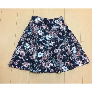 セシルマクビー(CECIL McBEE)のセシルマクビー☆新品未使用花柄スカート☆(ひざ丈ワンピース)