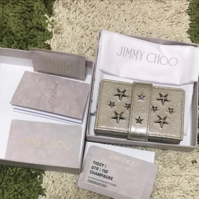 JIMMY CHOO(ジミーチュウ)のジミーチュウ名刺入れ 新品‼️ レディースのファッション小物(名刺入れ/定期入れ)の商品写真