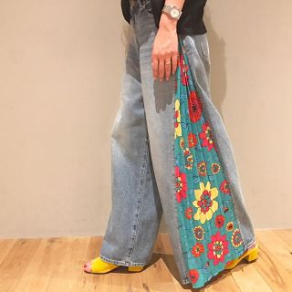 RODEO CROWNS - ロデオクラウンズ♡サイドプリーツワイドデニムの通販