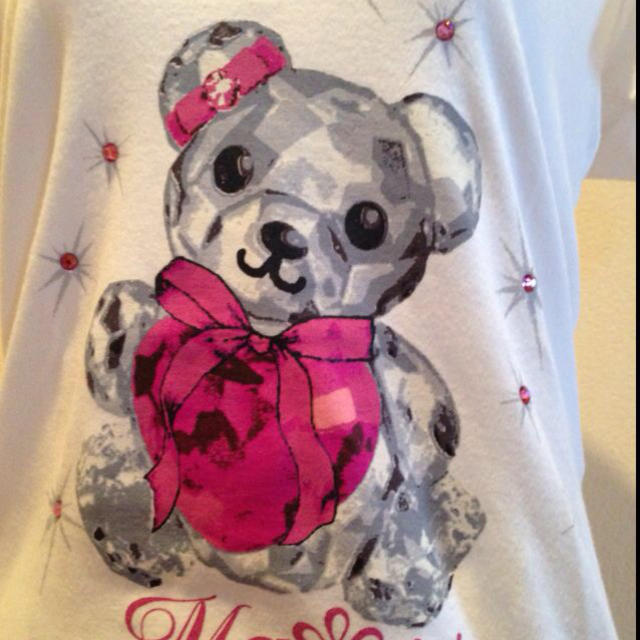 MA＊RS(マーズ)のMARS♡クマちゃんロングTシャツ レディースのトップス(Tシャツ(半袖/袖なし))の商品写真