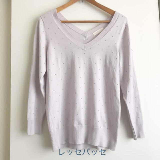 LAISSE PASSE(レッセパッセ)の新品 レッセパッセ Ｖネック ニット レディースのトップス(ニット/セーター)の商品写真