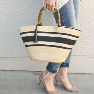 シップスフォーウィメン(SHIPS for women)のships for women 美品 今季バンブーバッグ(トートバッグ)