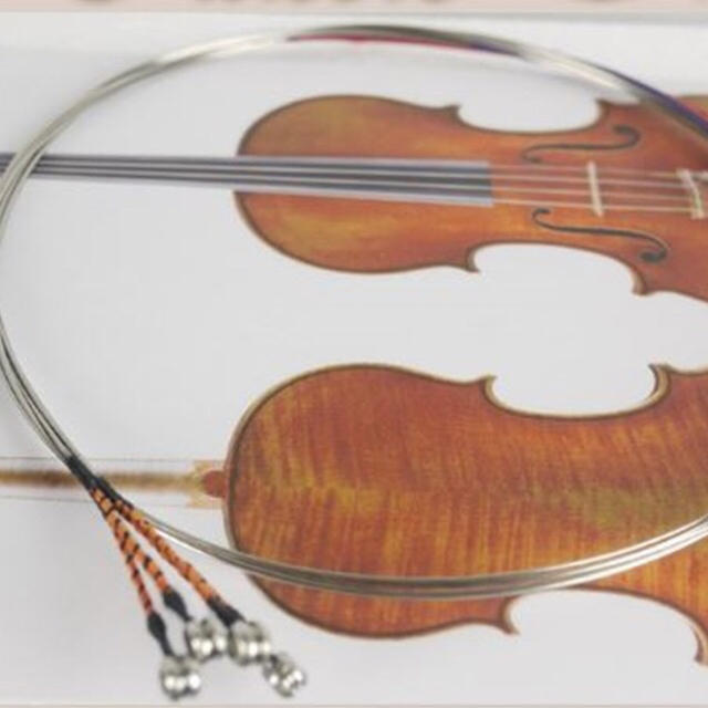 【※ドイツの技術】　バイオリン弦　４／４　４本セット　スチール弦　新品　送料無料 楽器の弦楽器(ヴァイオリン)の商品写真