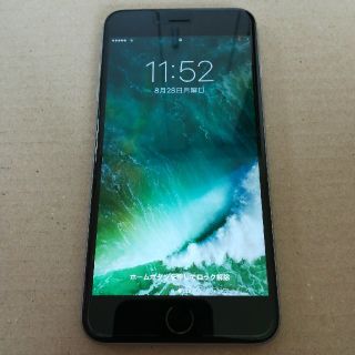 アップル(Apple)のiPhone 6 plus au 64g スペースグレー(スマートフォン本体)