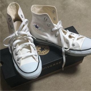 コンバース(CONVERSE)のコンバース ハイカット ホワイト×ブラック(スニーカー)