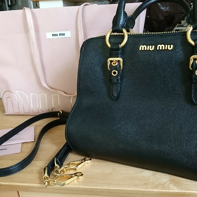 MIUMIUマドラスハンドバッグ-