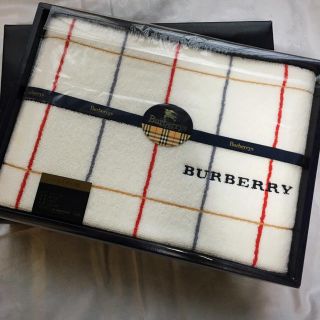 バーバリー(BURBERRY)の新品 未使用 BURBERRY バスタオル 日本製 ※訳あり(タオル/バス用品)