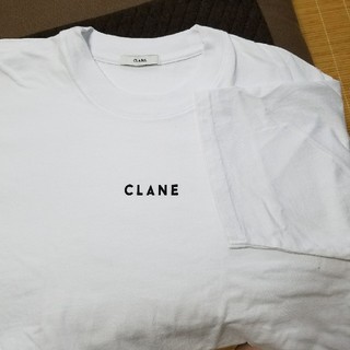 ハイク(HYKE)の新品　clane  白　メンズサイズ1(Tシャツ/カットソー(半袖/袖なし))