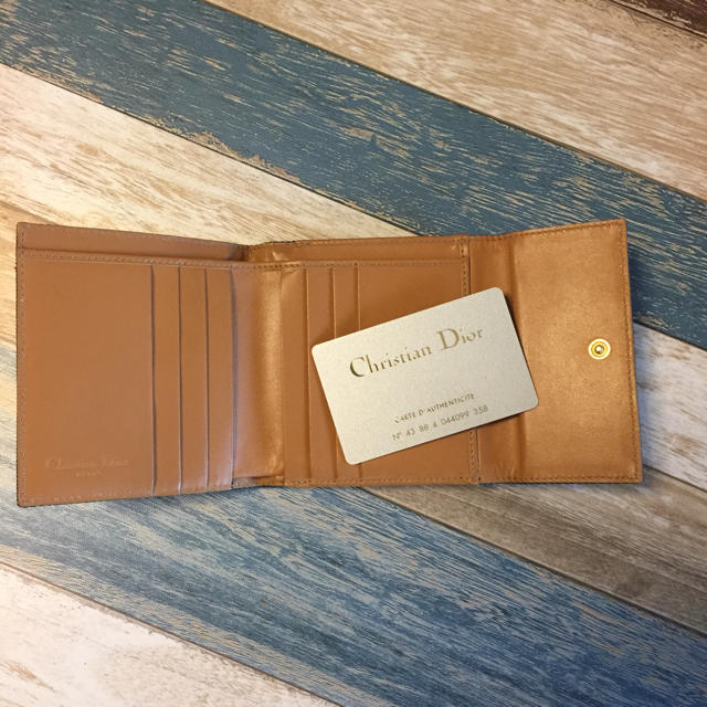 Christian Dior(クリスチャンディオール)のディオール デニム 折財布 美品 レディースのファッション小物(財布)の商品写真