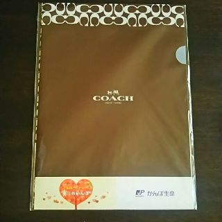 コーチ(COACH)のお値下げしました。コーチ クリアファイル3枚セット 新品未使用(クリアファイル)