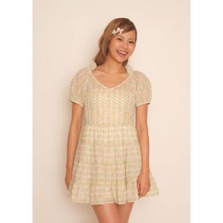 ナデシコ(nadesico)のナデシコ　Shell printed mini dress(ミニワンピース)