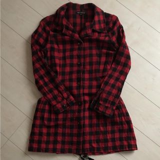 ミッシュマッシュ(MISCH MASCH)のミッシュマッシュ ブロックチェックシャツ レッド(シャツ/ブラウス(長袖/七分))