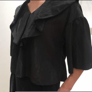 グリード(GREED)のGREED TUMBLER SATIN　Gather Blouse(シャツ/ブラウス(長袖/七分))