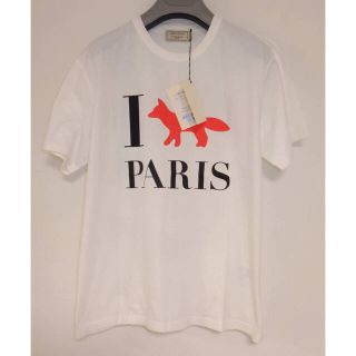 メゾンキツネ(MAISON KITSUNE')のMAISON KITSUNE メゾンキツネ 新品 17SS Tシャツ PARIS(Tシャツ(半袖/袖なし))