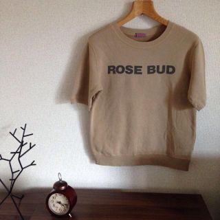 ローズバッド(ROSE BUD)のROSE BUD ☆ 半袖ロゴトレーナー(トレーナー/スウェット)