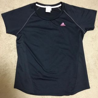 アディダス(adidas)のadidas レディースＴシャツ(Tシャツ(半袖/袖なし))