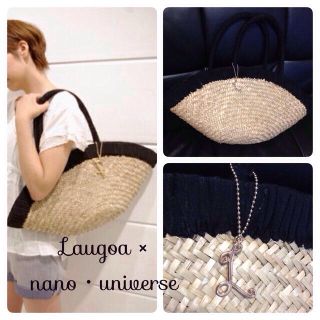 ナノユニバース(nano・universe)のLaugoa×nu かごBag(トートバッグ)