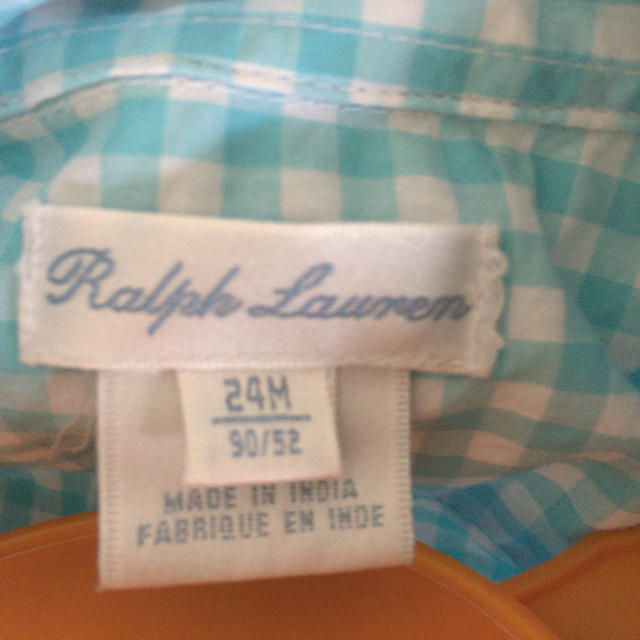 Ralph Lauren(ラルフローレン)の値下げ【美品】ラルフローレン☆長袖 シャツ キッズ/ベビー/マタニティのキッズ服男の子用(90cm~)(その他)の商品写真