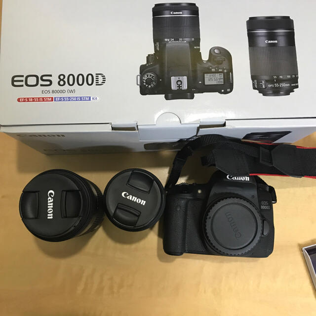 送料0円】 Canon - Canon 8000d キャノン 8000d 保証付 デジタル一眼 ...