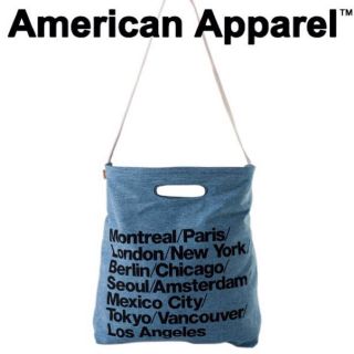 アメリカンアパレル(American Apparel)の新品✨アメリカンアパレル シティバック青(トートバッグ)