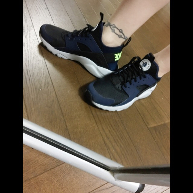 NIKE エアハラチ ネイビー スニーカー 3