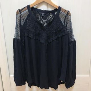 アメリカンイーグル(American Eagle)の【piglet様専用】新品！アメリカンイーグル☆レースブラウス(シャツ/ブラウス(長袖/七分))